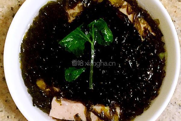 肉片紫菜汤