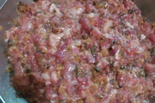 梅菜肉饼的做法图解3