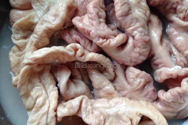 红烧肥肠 (自己清洗的大肠)的做法图解2
