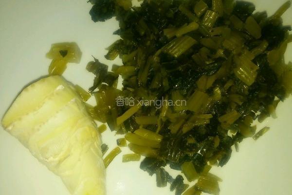海花咸菜的做法图解2