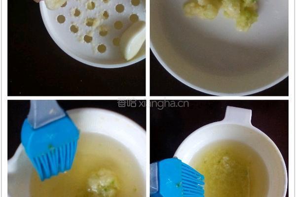 蒜香面包片的做法图解2