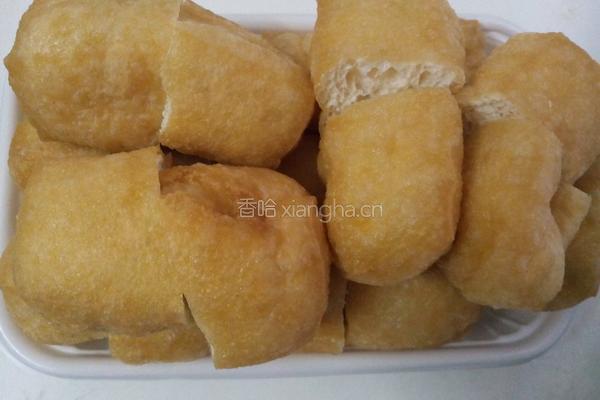 肉酿油豆腐，生菜的做法图解4