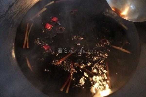 秘制红汤猪腰的做法图解13