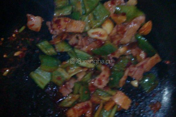 豆干炒腊肉的做法图解6