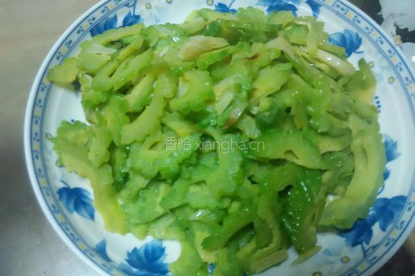 清炒苦瓜的做法图解7