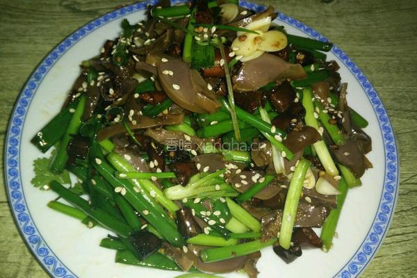 葱香鸭胗的做法图解6