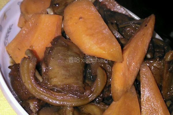 胡萝卜烧羊肉的做法图解7