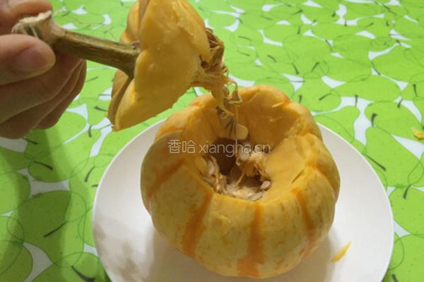 南瓜牛肉蒸的做法图解1