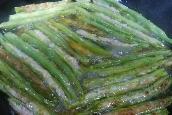 酿焖豆角的做法图解5