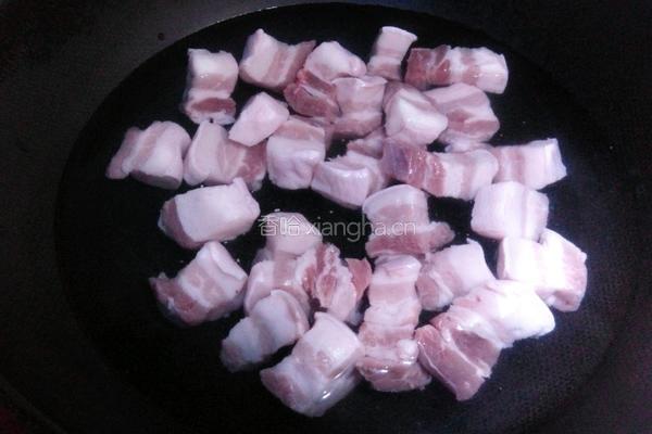 红烧肉炖宽粉的做法图解2