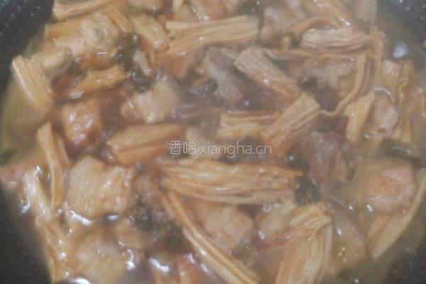 腐竹三层肉的做法图解4