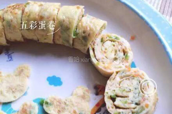 彩蛋卷的做法图解6