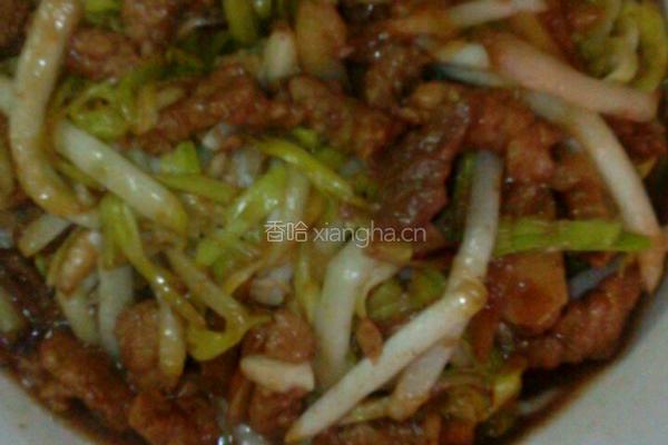蒜黄炒肉丝的做法图解9