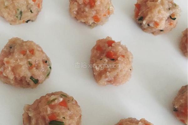 鸡肉丸子君的做法图解3