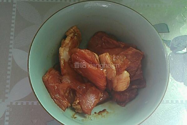 腐竹肉片的做法图解4