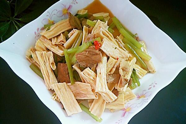 腐竹肉片的做法图解10