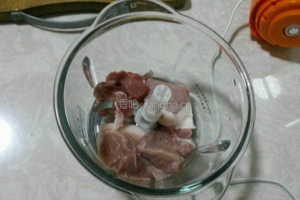 冬瓜酿肉丸的做法图解3