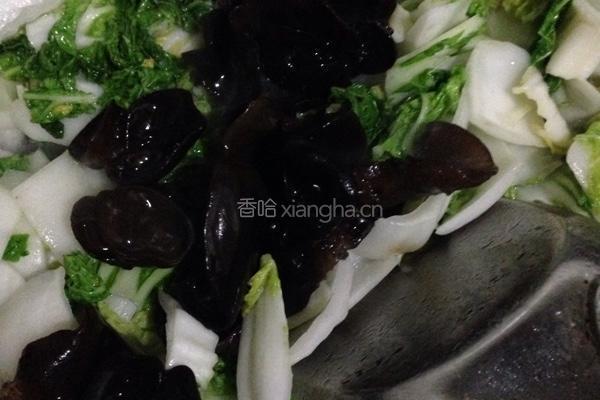 木耳油菜的做法图解4