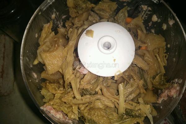 梅干菜蒸肉饼的做法图解4