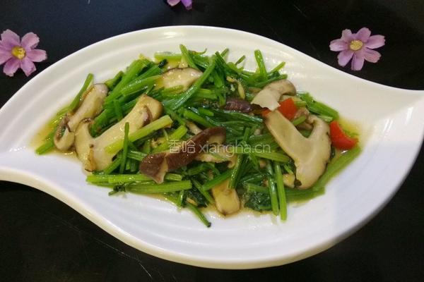 香菇炒香芹的做法图解7