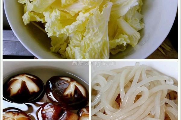 白菜炒粉条的做法图解1