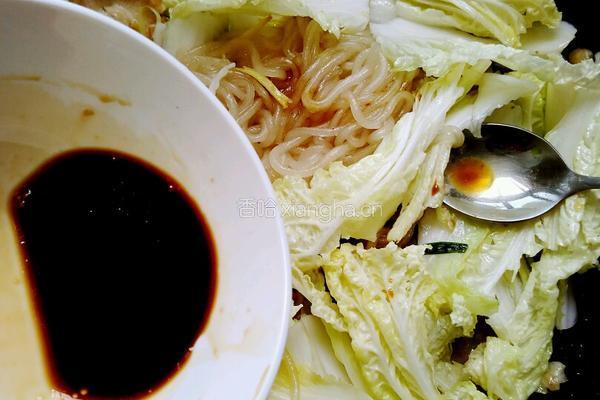 白菜炒粉条的做法图解8