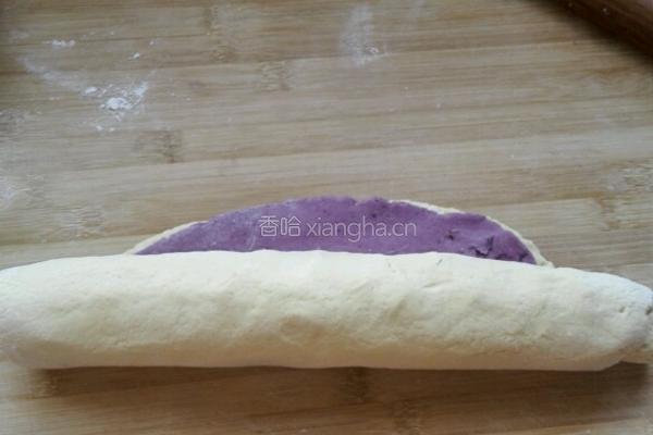 蝴蝶紫薯馒头的做法图解12