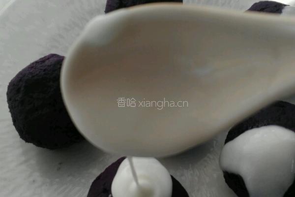 酸奶紫薯球的做法图解6