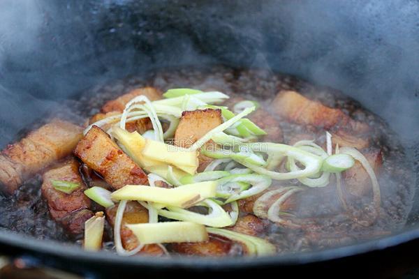 大白菜炖红烧肉的做法图解8