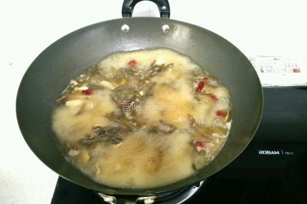 五花肉烧干豆角的做法图解7
