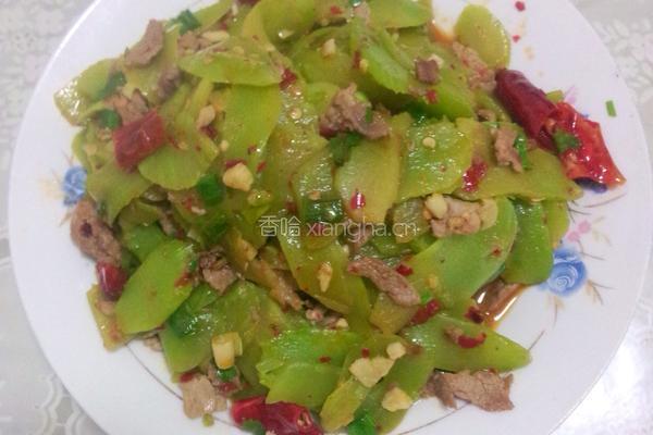 肉炒莴笋的做法图解6