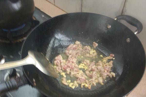 肉炒莴笋的做法图解4