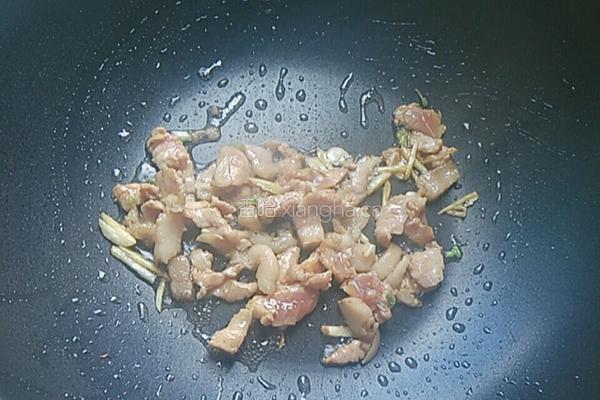 金针菇炒肉丝的做法图解4