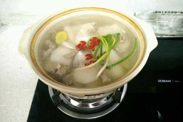 羊肉炖萝卜汤的做法图解7