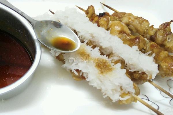 鸡肉串烧的做法图解12