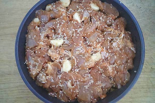 烤盘肉的做法图解6