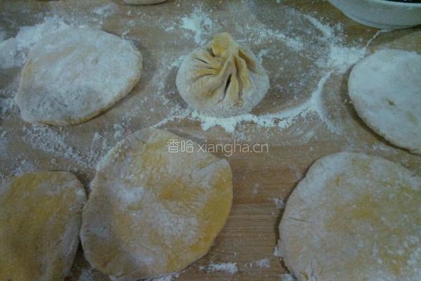 窝瓜豆沙包的做法图解8