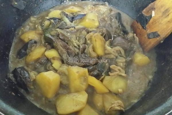 茄子炖土豆的做法图解6