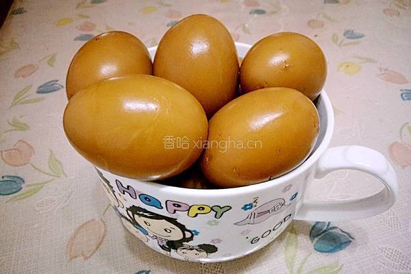 红酒酱鸡蛋的做法图解10