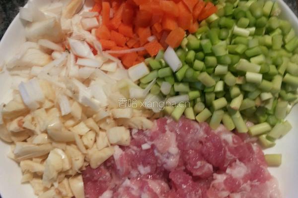 肉沫粉条的做法图解2