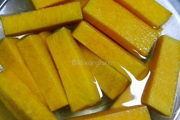 炸南瓜条的做法图解1