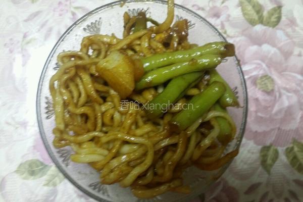 土豆豆角焖面的做法图解5
