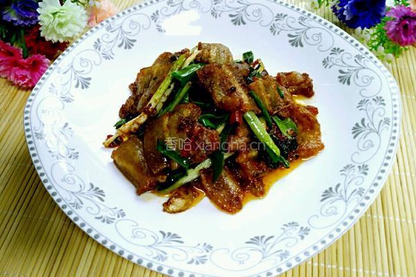 生爆盐煎肉的做法图解8