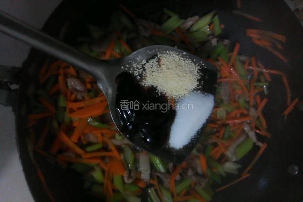炒干米粉的做法图解4