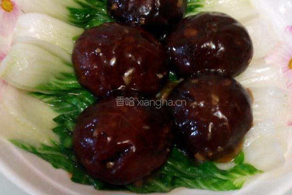 香菇青菜。的做法图解13