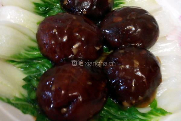 香菇青菜。的做法图解14