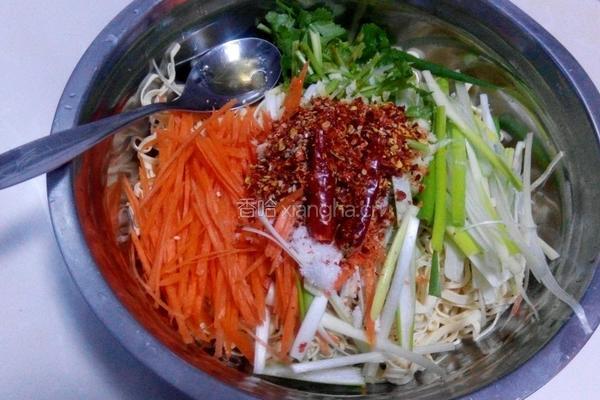 凉拌干豆腐丝的做法图解6
