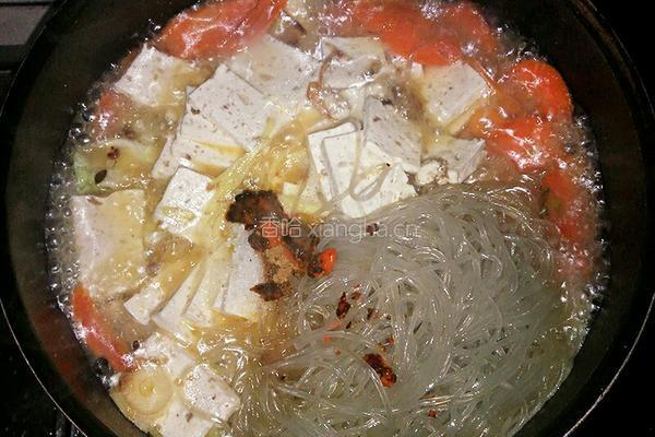 肉燕炖粉条的做法图解4