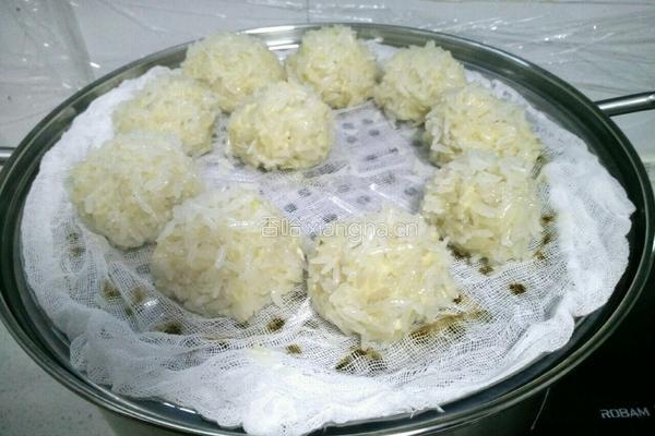 珍珠豆腐元子的做法图解16