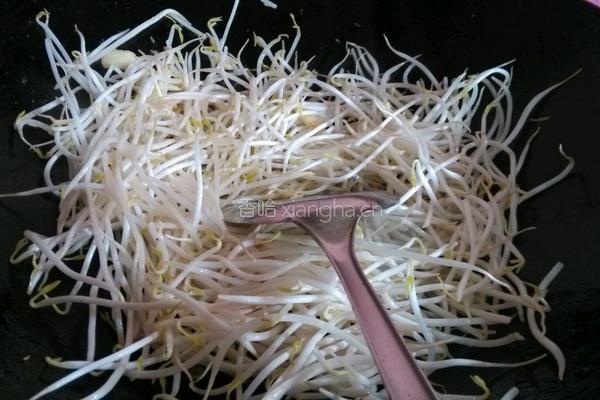 蒜香豆芽菜的做法图解5
